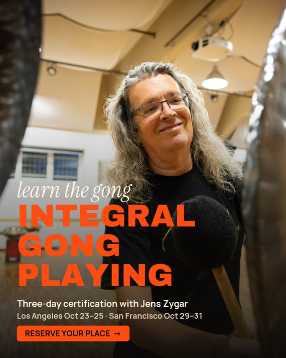 Integral Gong Playing Level 1 with Jens Zygar, Los Angeles and San Francisco, October 2026