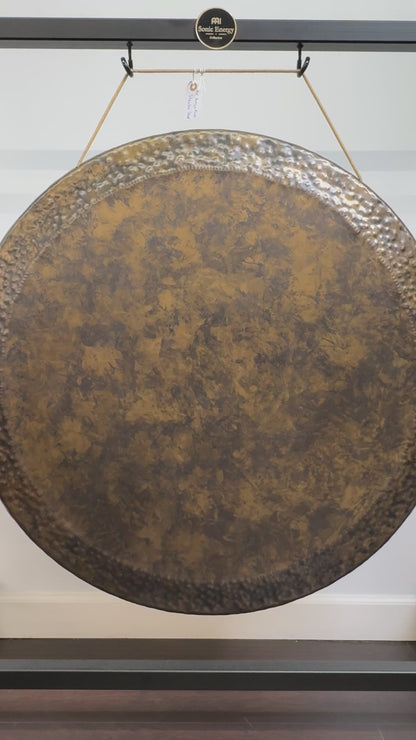 36" SS Chau Gong - Antique Bronze