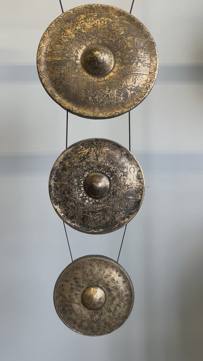 Burmese Buddha Gong Set - Harmonized in D