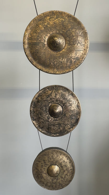 Burmese Buddha Gong Set - Harmonized in D