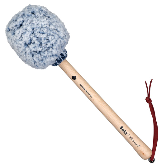 Vikrampal Gong Mallet by Sela Deep Earth - Medium, Frosted Blue