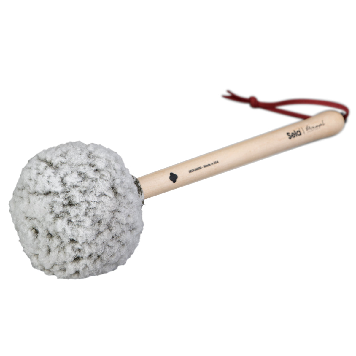 Sela SEGOM2M gong mallet with removable leatherette loop