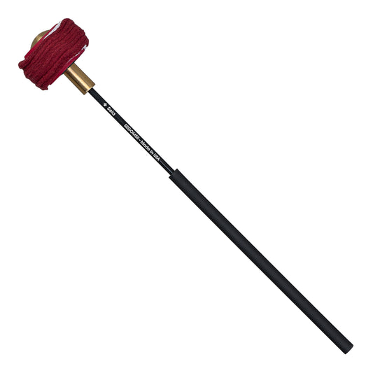 Vikrampal Gong Mallet by Sela Fine Touch Overtones - Burgundy