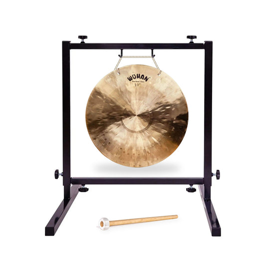 Wuhan Wind Gong Combo on Table Top Gong Stand 8" - 10"