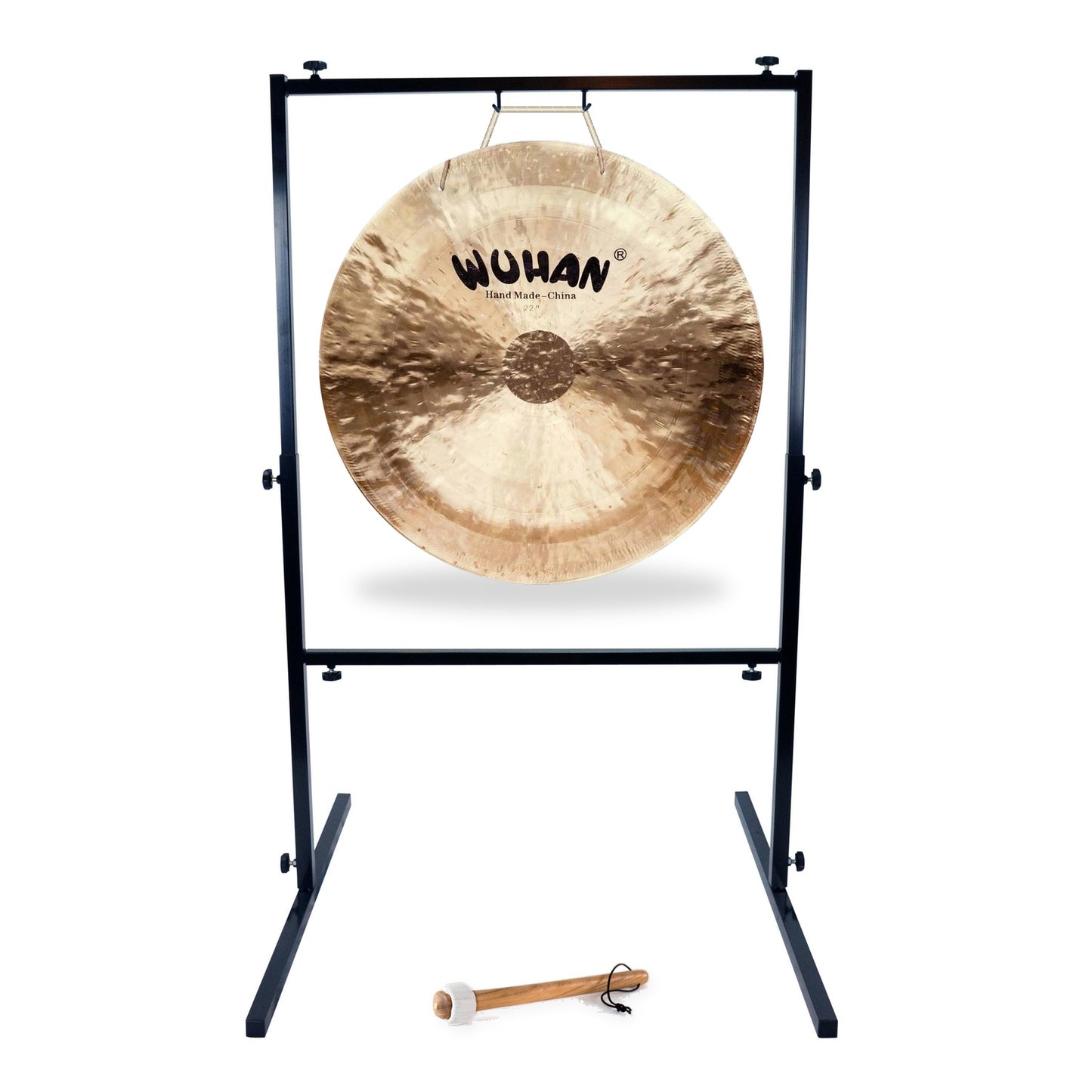 22 inch Wuhan Wind gong on WU322 gong stand with mallet