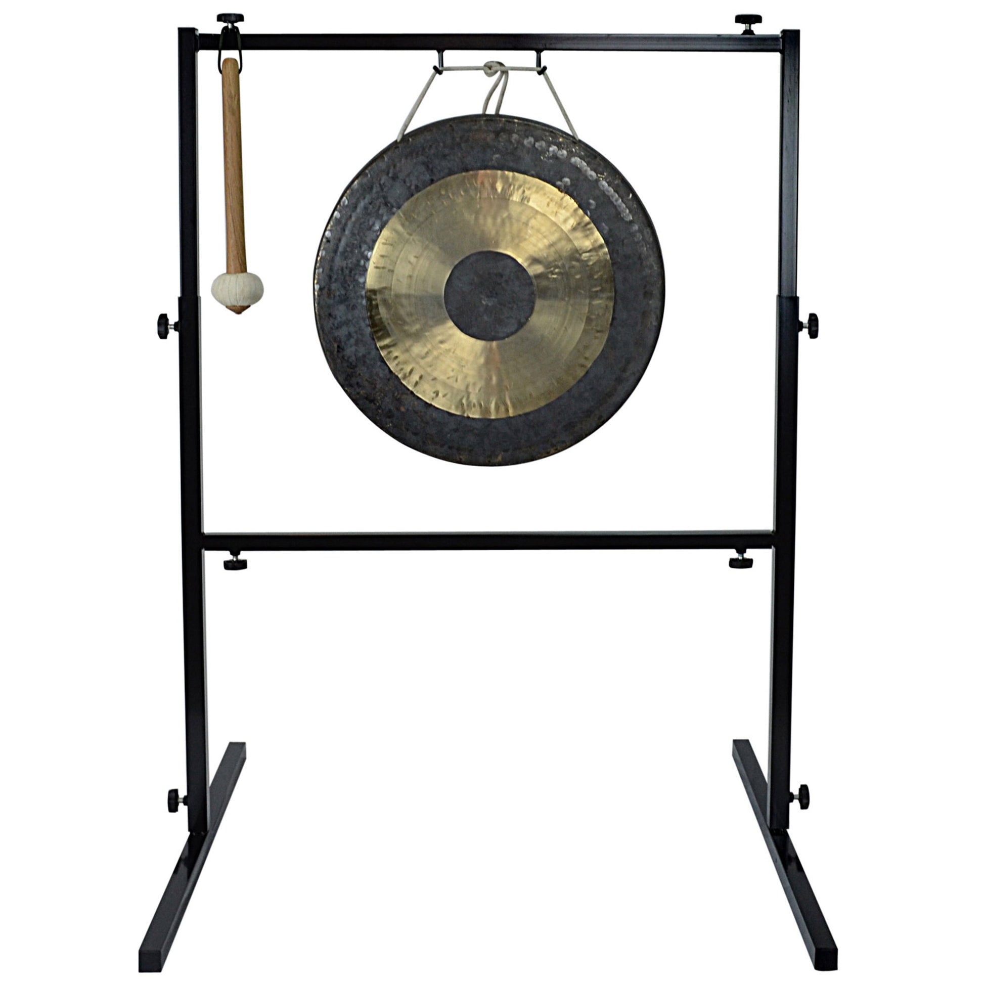 The Gong Shop Featured Products 18" Medium Chau Gongs on Adjustable Metal Gong Stand