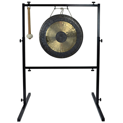 The Gong Shop Featured Products 18" Medium Chau Gongs on Adjustable Metal Gong Stand