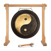 Tai Chi Moon Gongs on Meinl Gong Stand