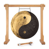 Yin Yang Chau Gongs on Meinl Gong Stand